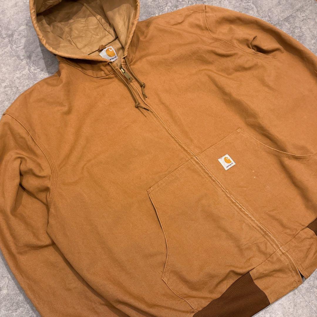 Carhartt J131 USA製 アクティブジャケット BRN 2XL 良好