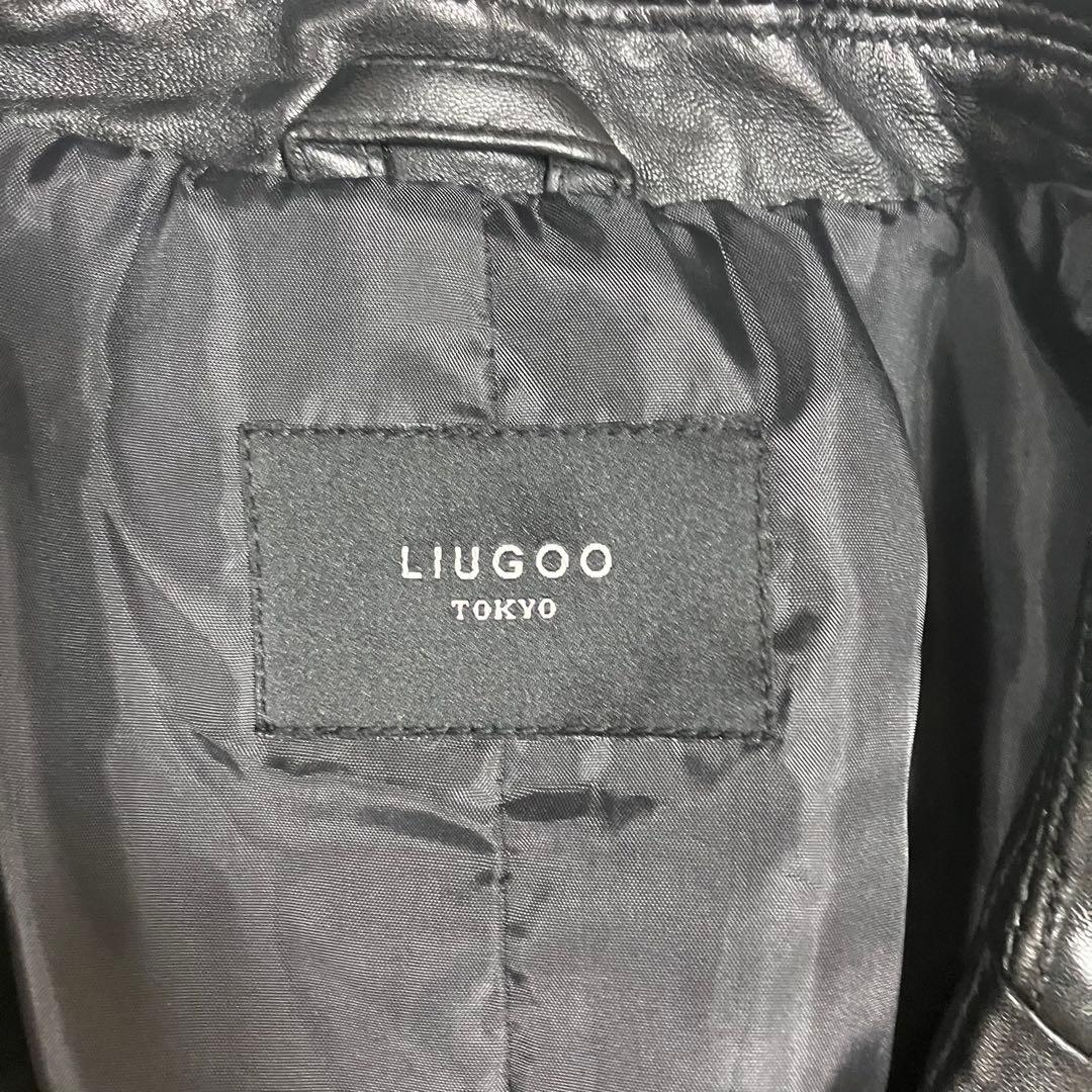 ミッシェル様LIUGOO LEATHERS テーラードジャケット　羊革　レザー