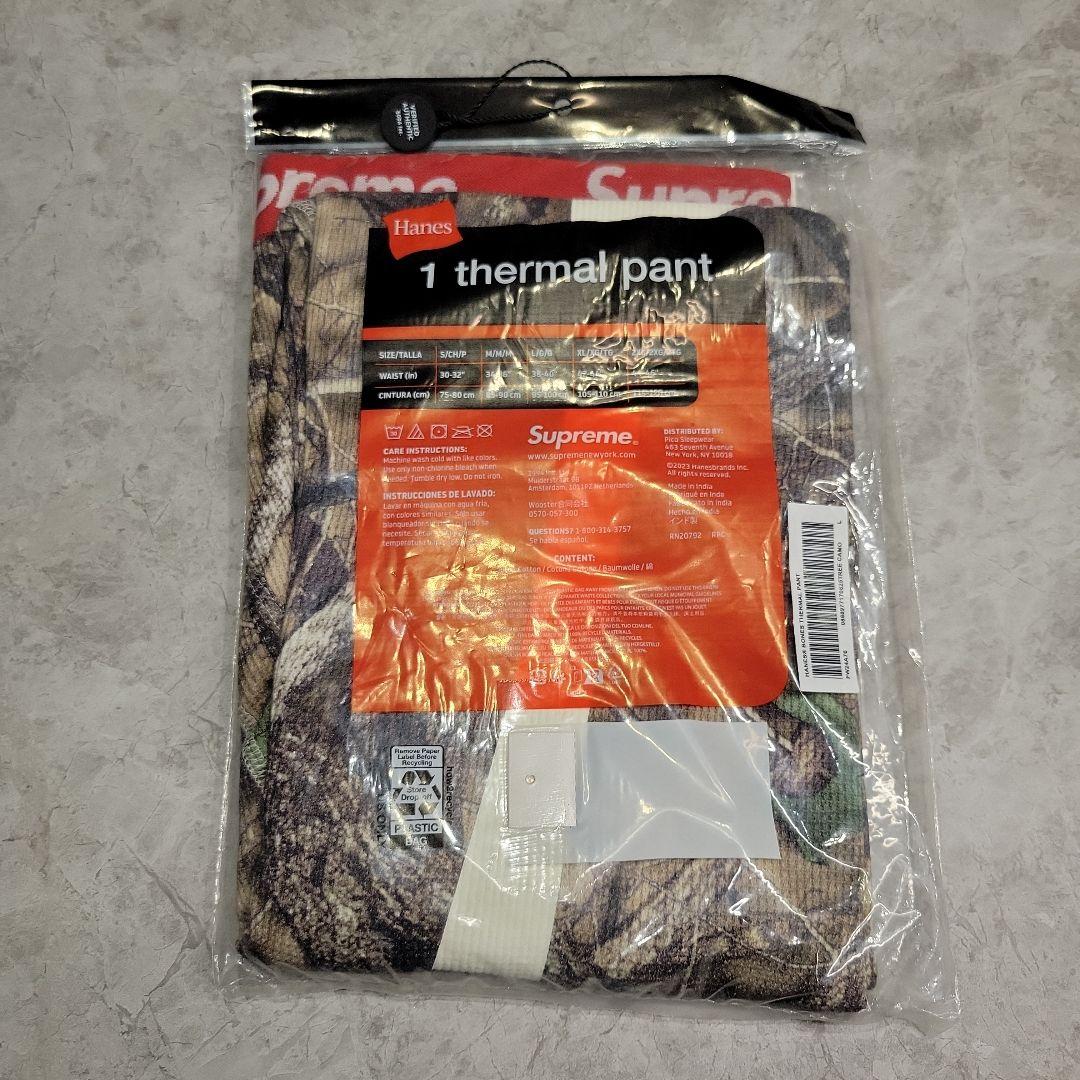 Supreme Hanes Bones Thermal Pant　サイズL