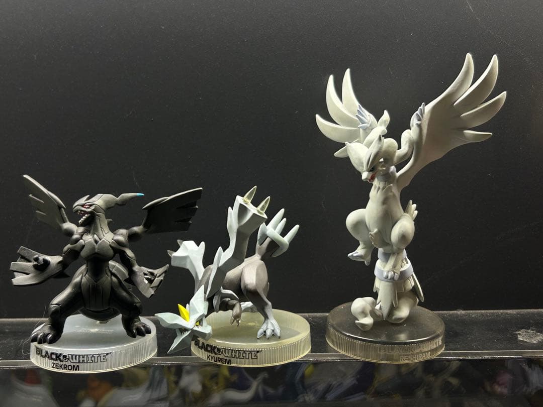 ポケモン海洋堂特典　フィギュア　レシラム　ゼクロム　キュレム　ジャンク品