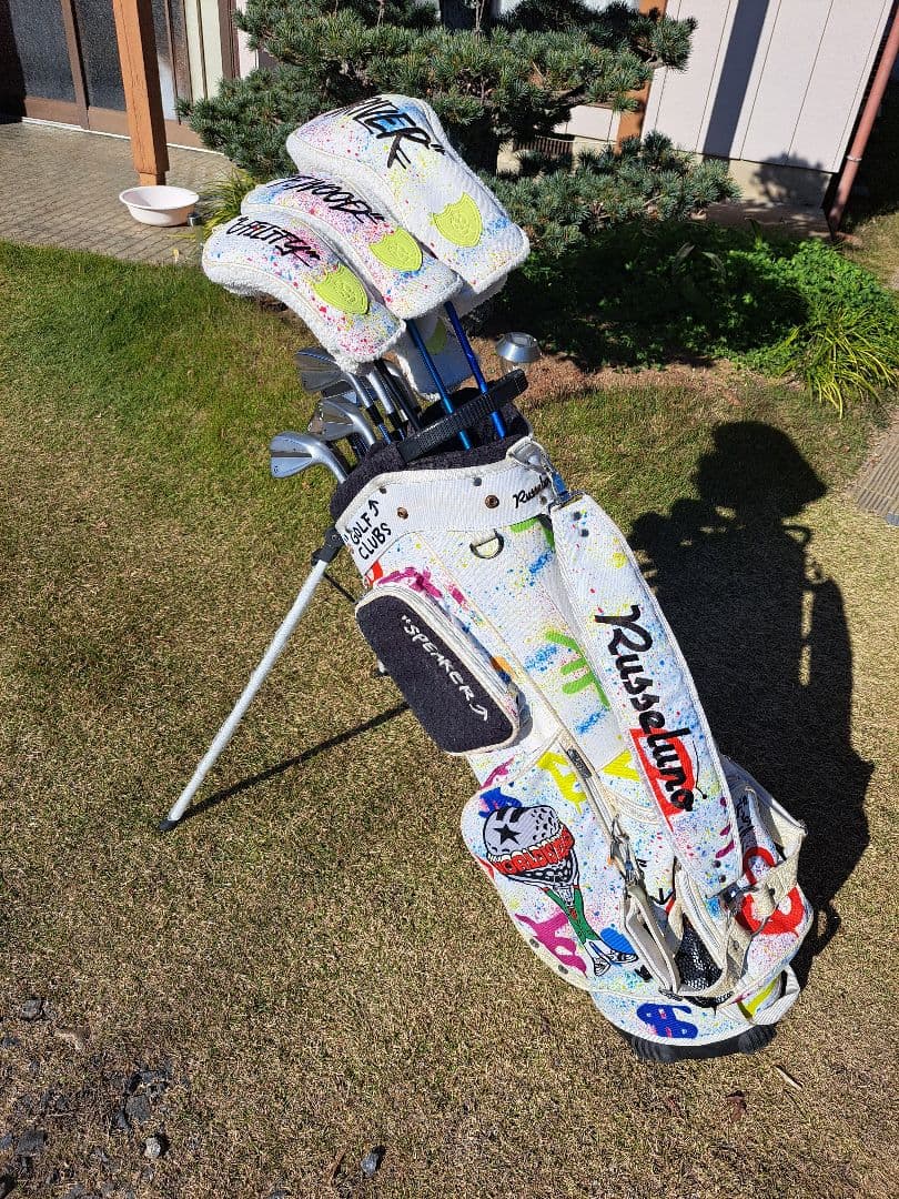 Russeluno キャディバッグ ヘッドカバーセット