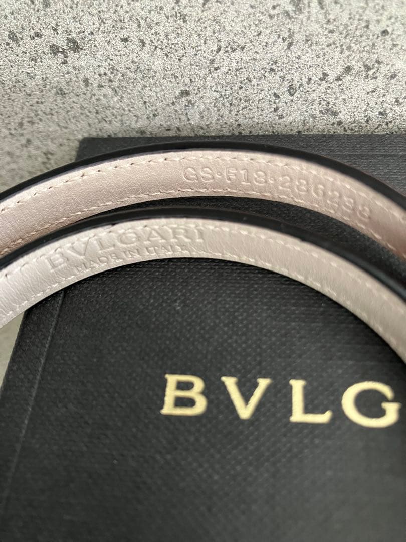 BVLGARI オレンジレザーセルペンティブレスレット★