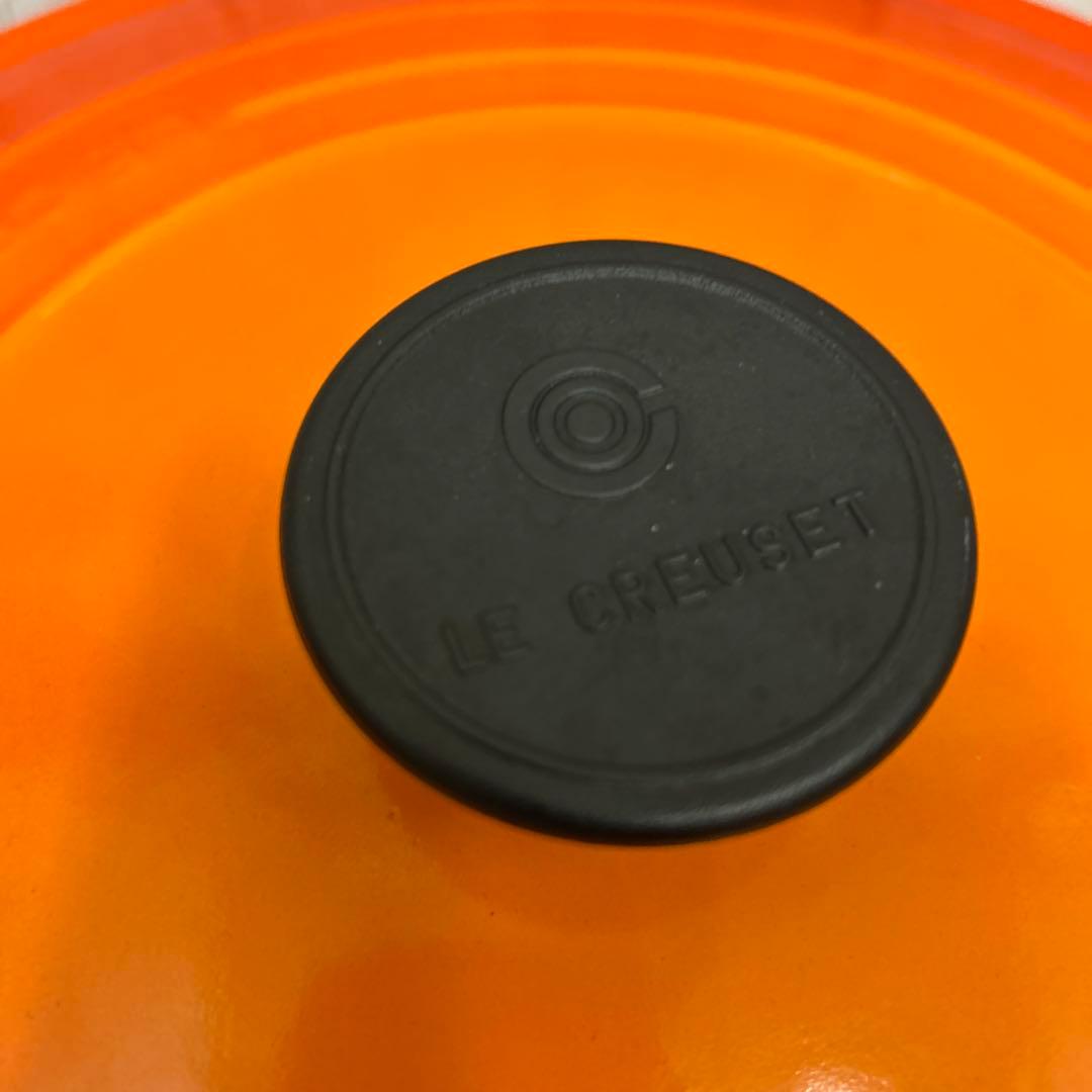美品　使用5回ほど　ル・クルーゼ28cm 両手鍋　オレンジ