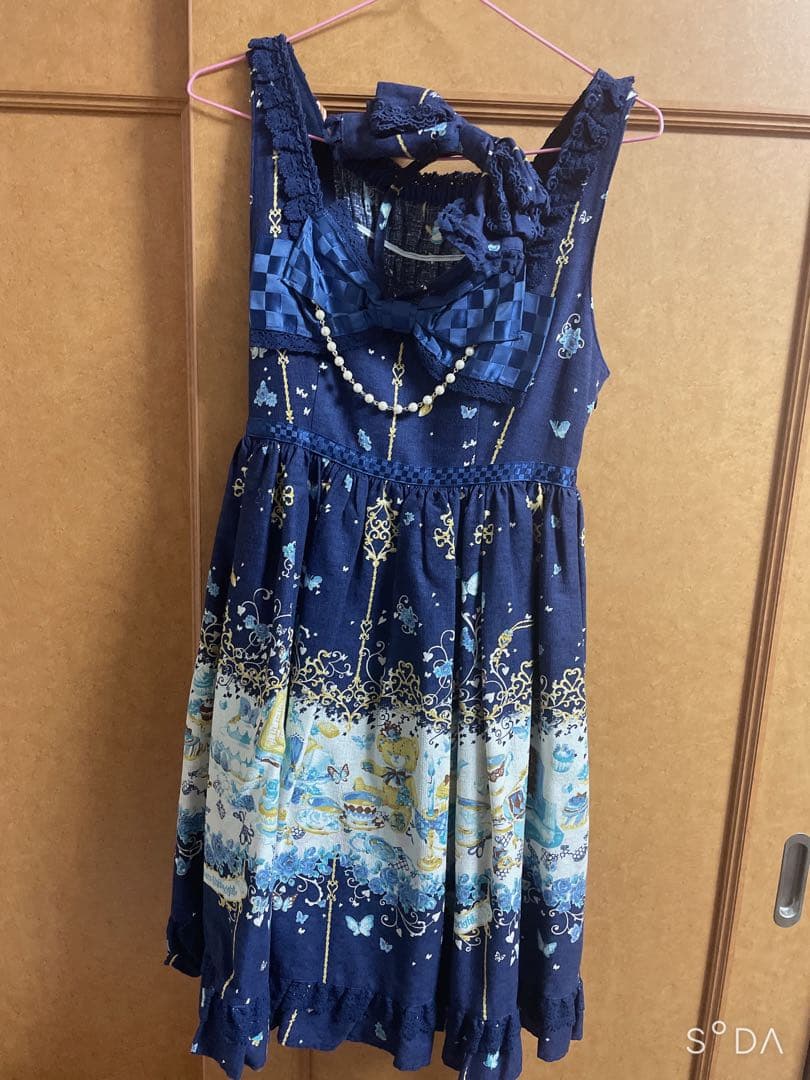 み*は様 ベイビーザスターズシャインブライト ジャンパースカート ネイビー