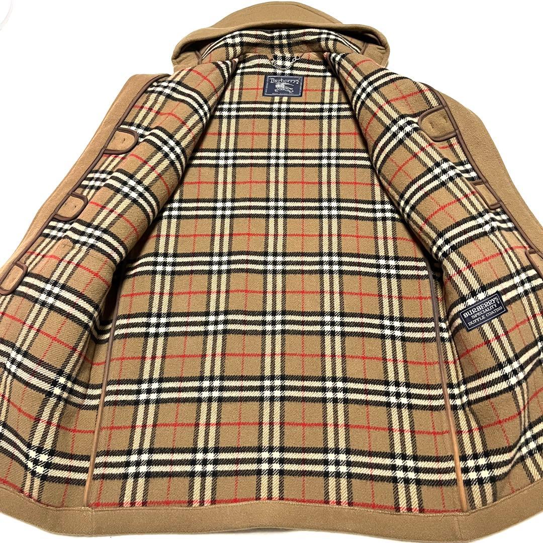 ★美品★BURBERRY バーバリー★英国製★ダッフルコート★キャメルブラウン★