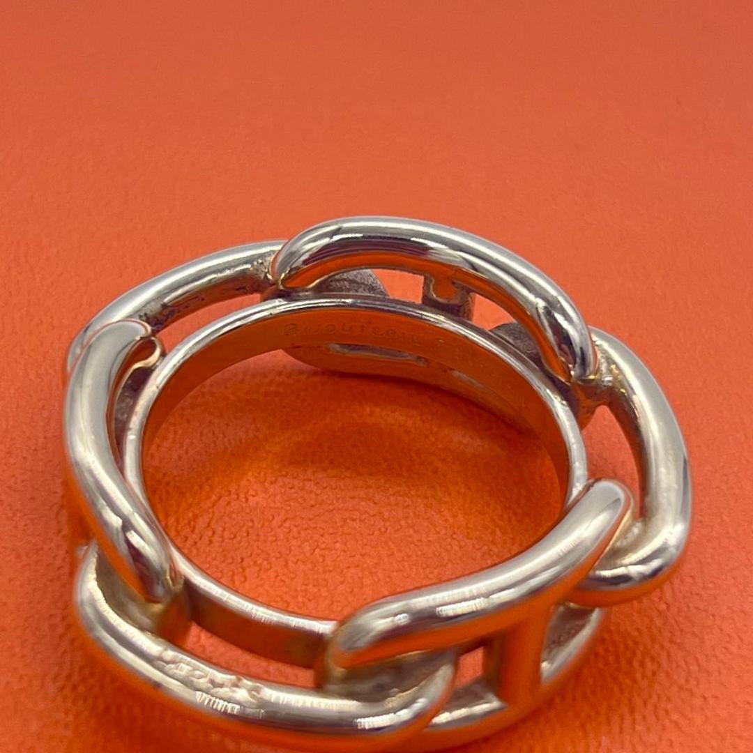 HERMES エルメス シェーヌダンクル スカーフリング ゴールド メタル