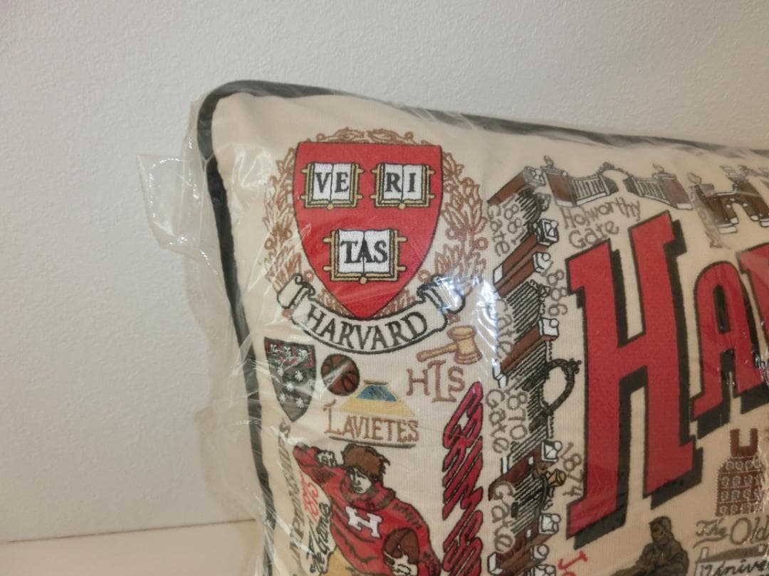 新品・未使用品　ハーバード大学 クッション　アメリカ土産