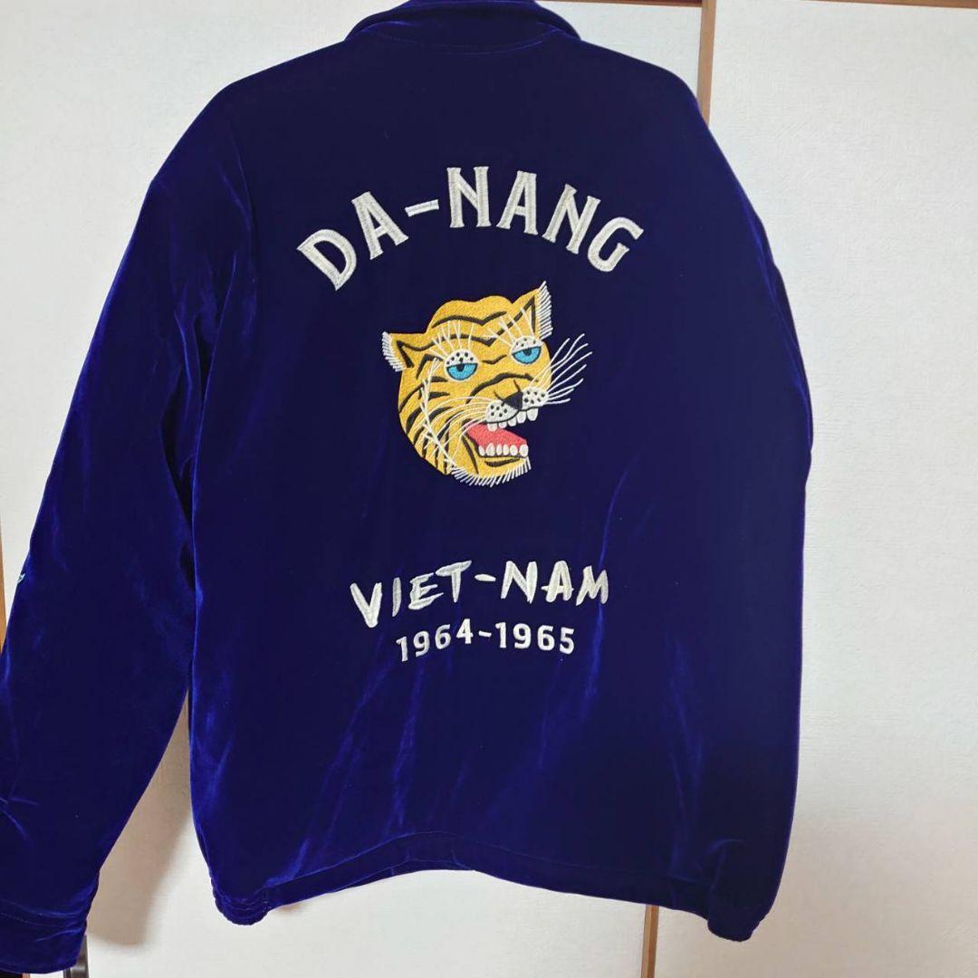 HOUSTON 紫ベルベット ジャケット XX-LARGE