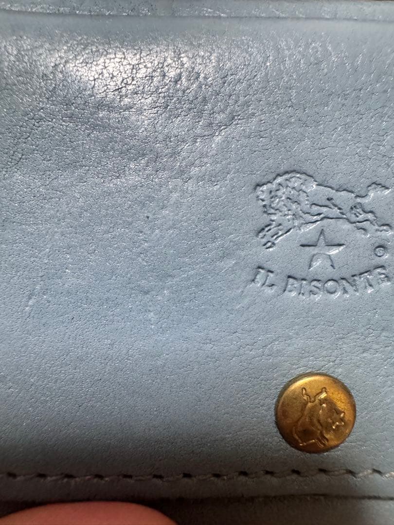 イルビゾンテ　ブルーデニム　ウォレット