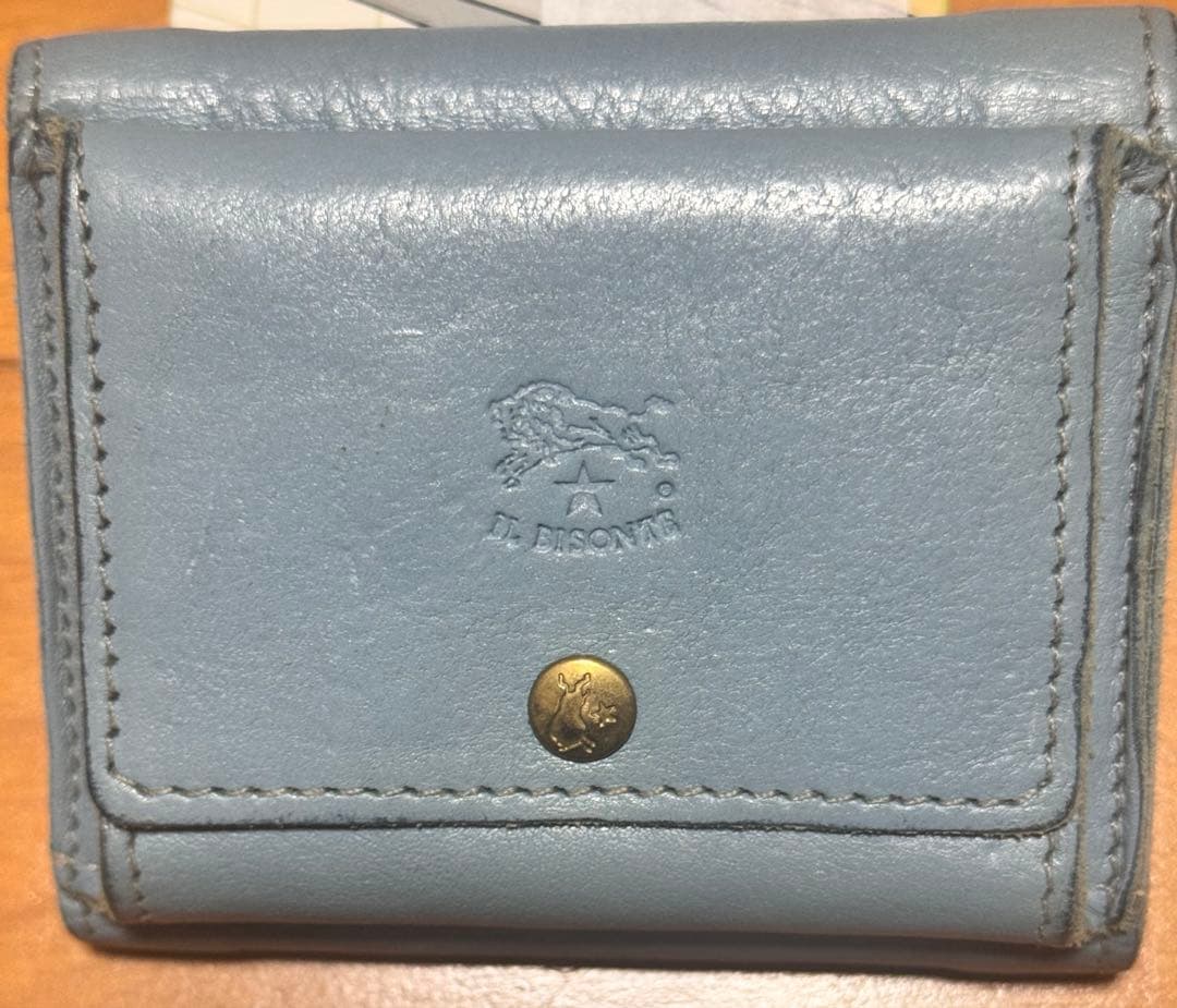 イルビゾンテ　ブルーデニム　ウォレット