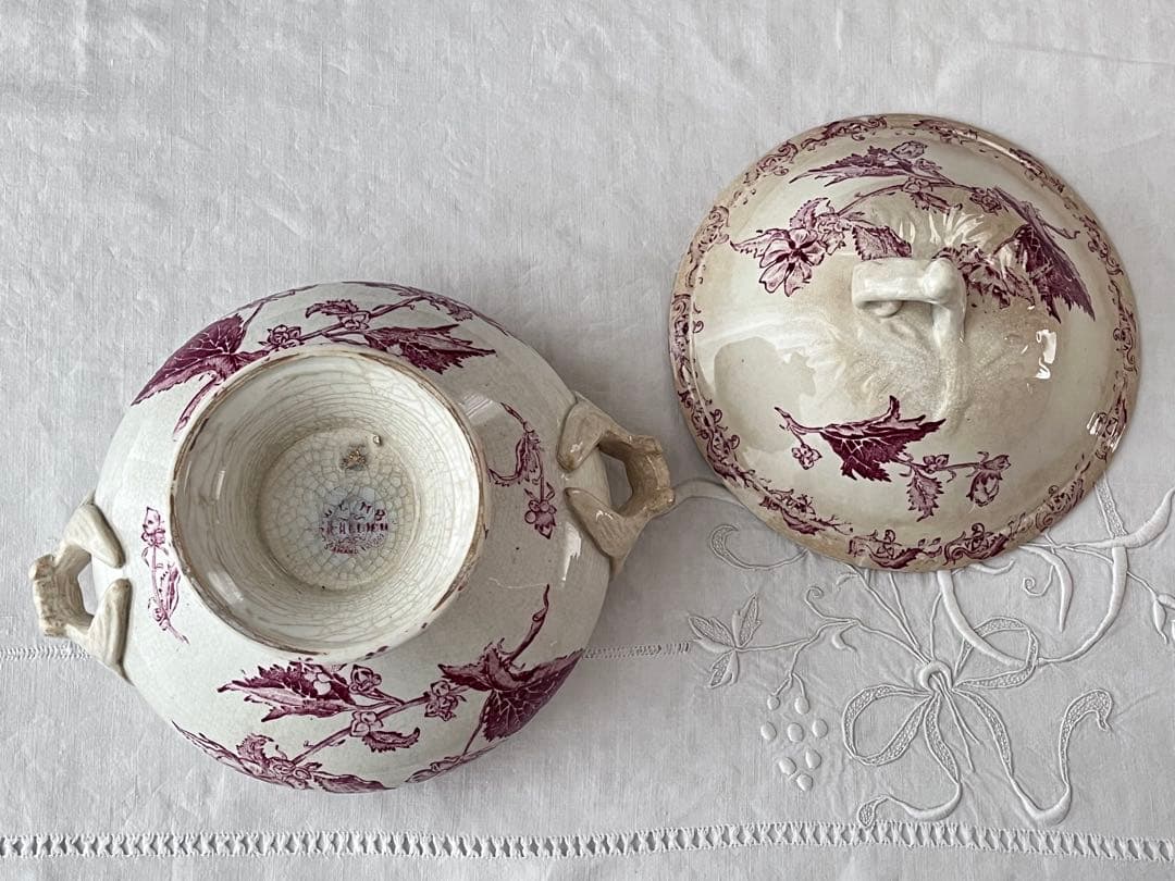 【美品】フランスアンティーク St.Amand RICHELIEUスーピエール