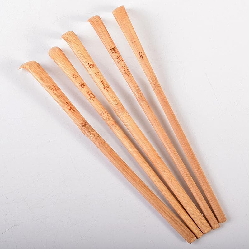 茶道具　表千家流歴代宗匠好茶杓　歴代茶杓　十三本　書付共筒　V　R7767