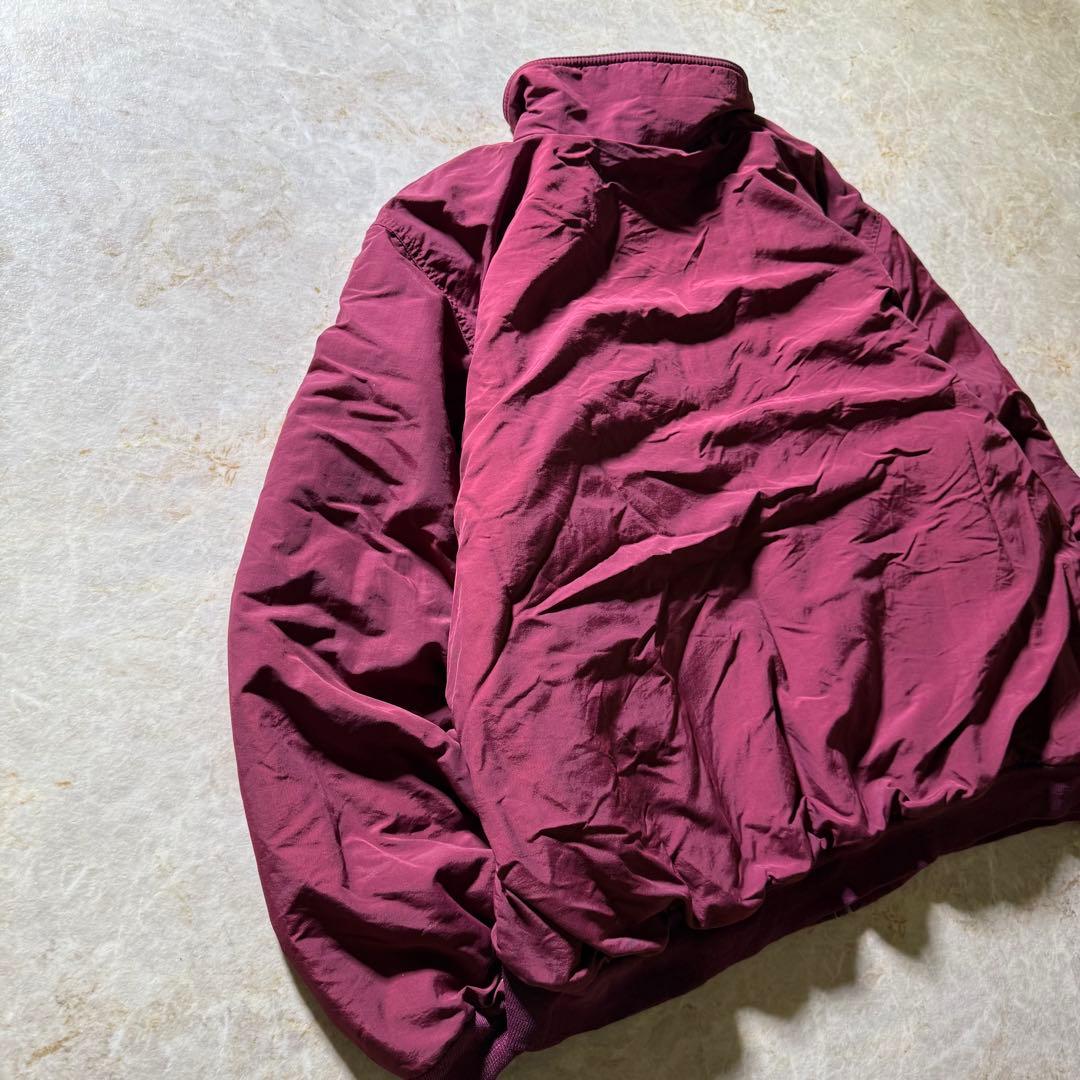 L.L.Beanウォームアップジャケット古着バーガンディCBOY当時物レア短丈