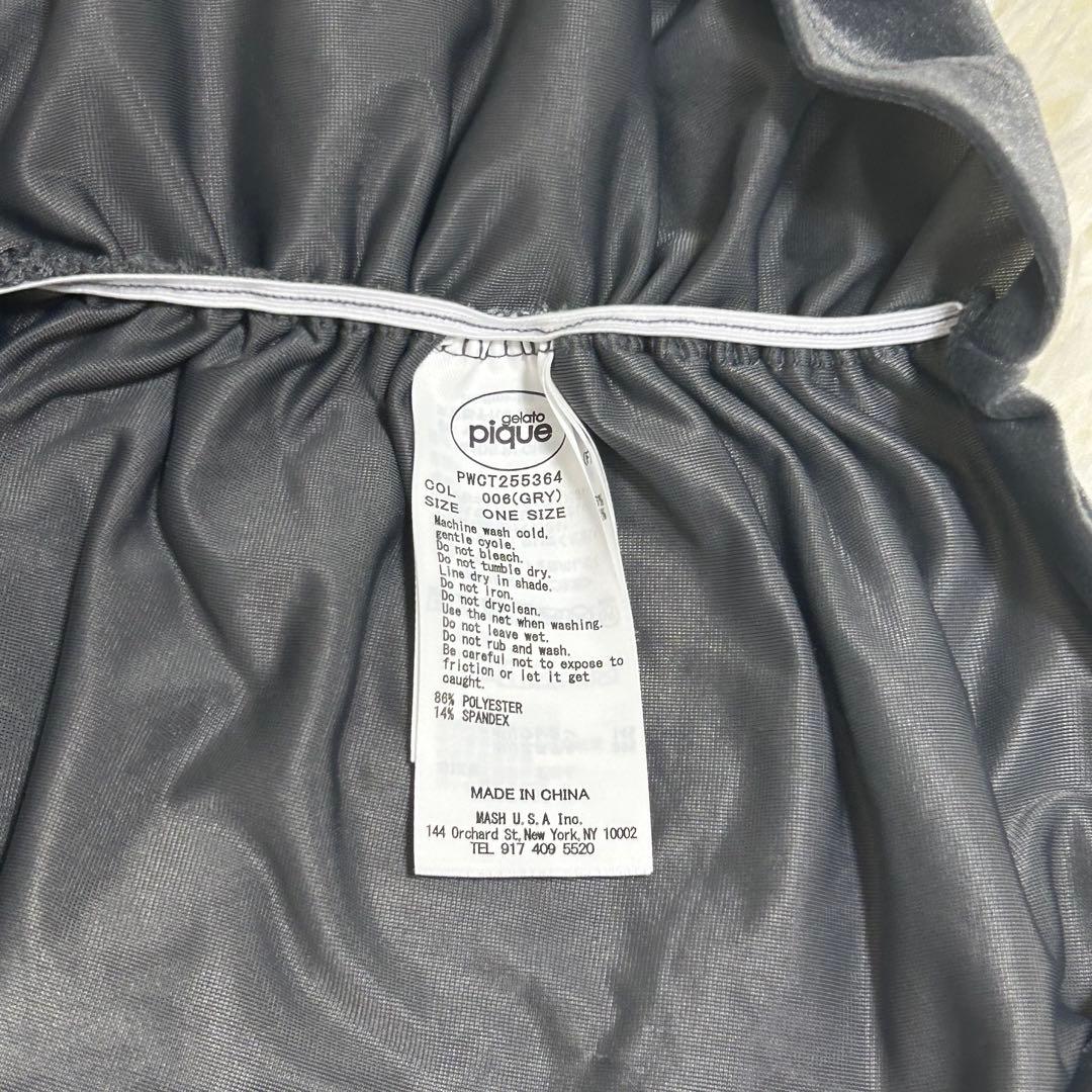 【完売品】gelato piqueベロアロンT＆ベロアパンツセット　グレー