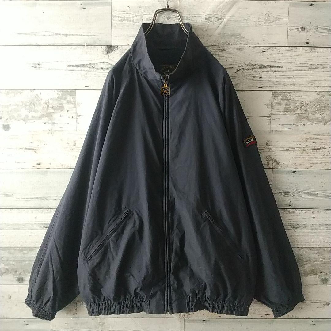 人気☆ポール＆シャーク 刺繍ロゴ ソフト ナイロンジャケット L相当