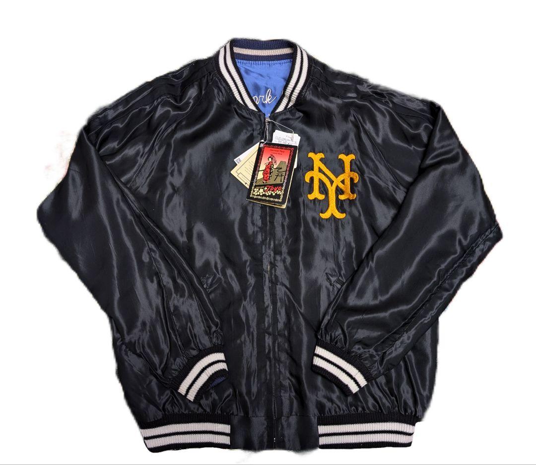 新品 テーラー東洋 × BEAMS　別注MLB スカジャン メッツ ビームス