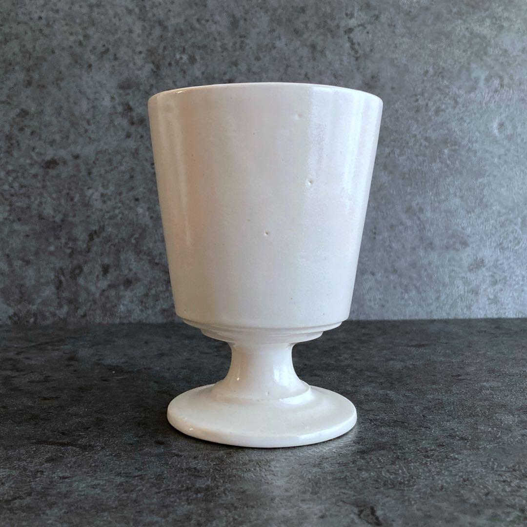 （送料込み）岡田直人 ゴブレット 1点 白 器 作家