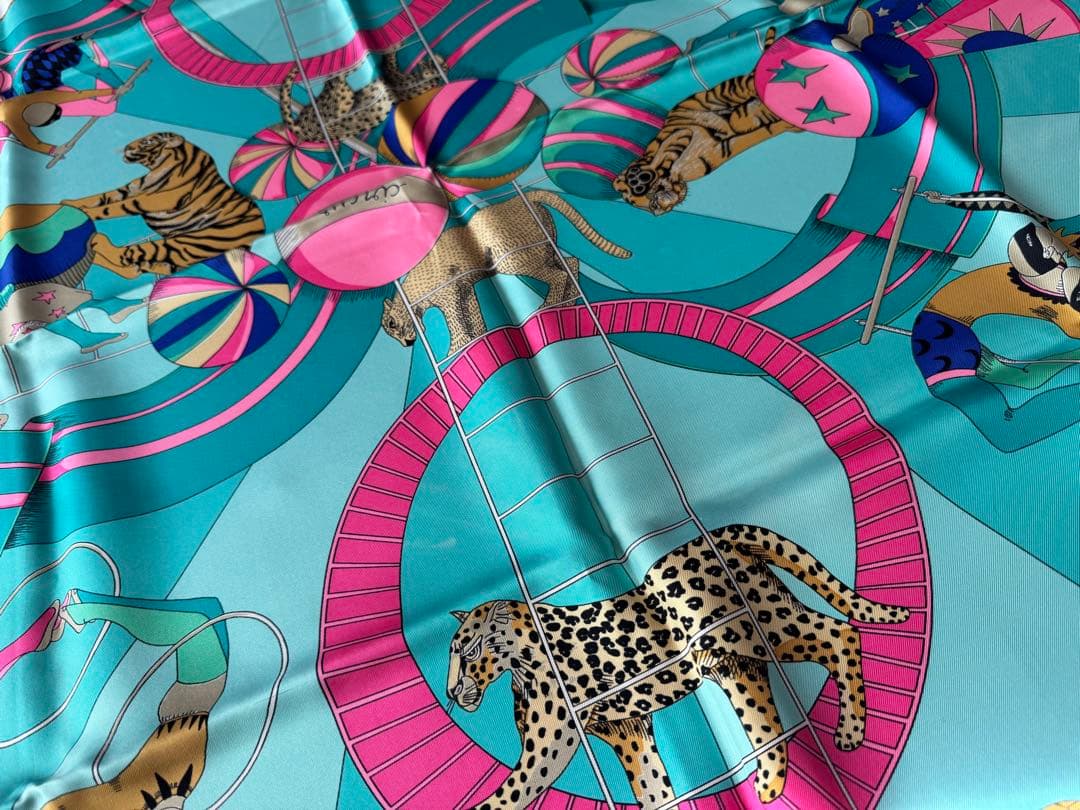 【カルネ】HERMES エルメス カレ90 サーカス Circus