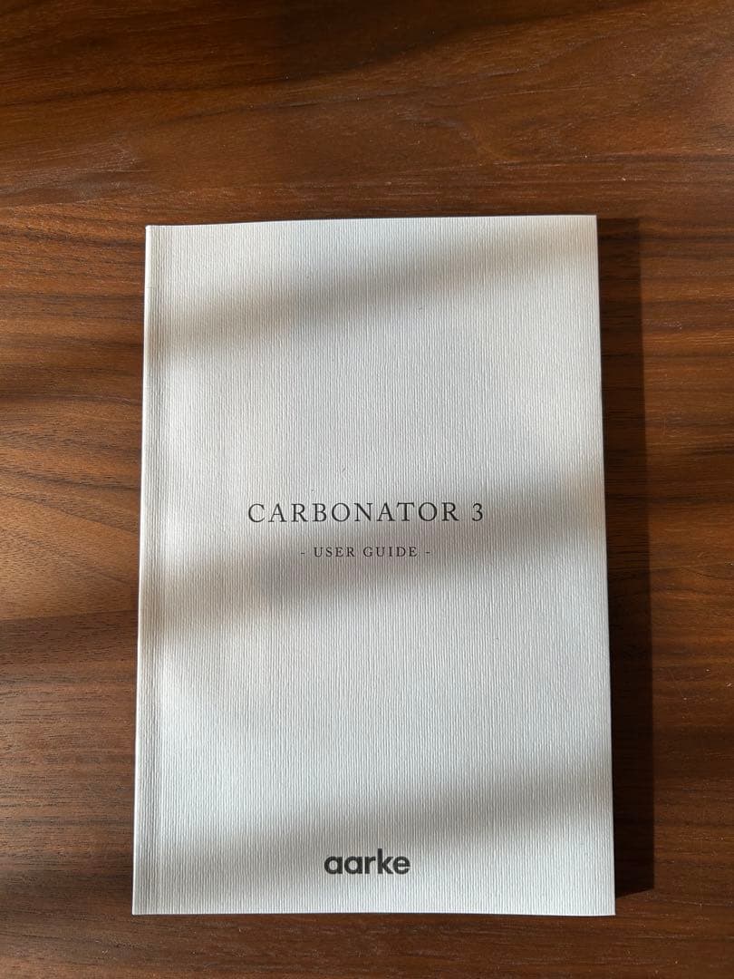 aarke カーボネーター 3 (ブラッククローム) ボトル付き　箱あり
