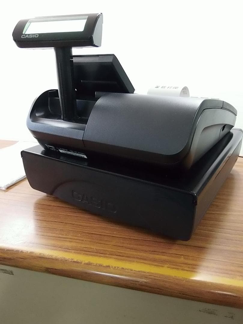 設定無料 飲食向　CASIO TK-400 レジスター 72タッチ　250823