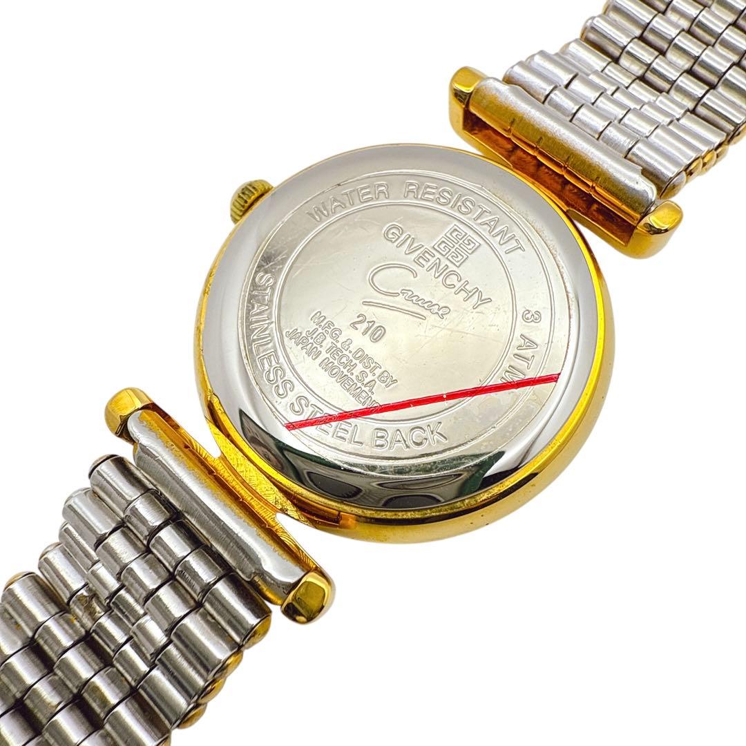 新品電池★ジバンシー 4Gロゴ クォーツ 腕時計 ゴールド アラビア数字 箱付属