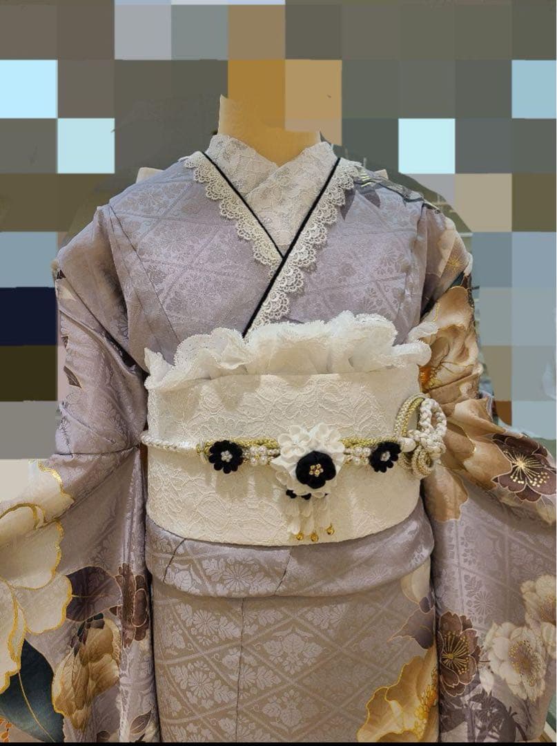 花柄 振袖 code 08