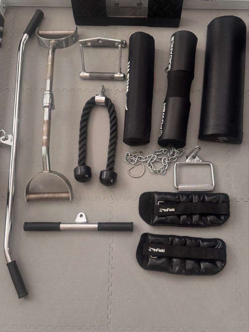 パワーラック140kg、ベンチ、24kgダンベル2個、鏡、ホームジムセット東京