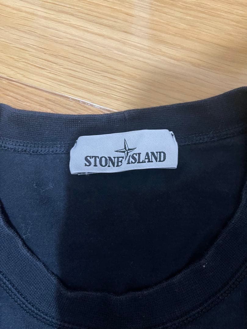 STONE  ブラック　長袖カットソー