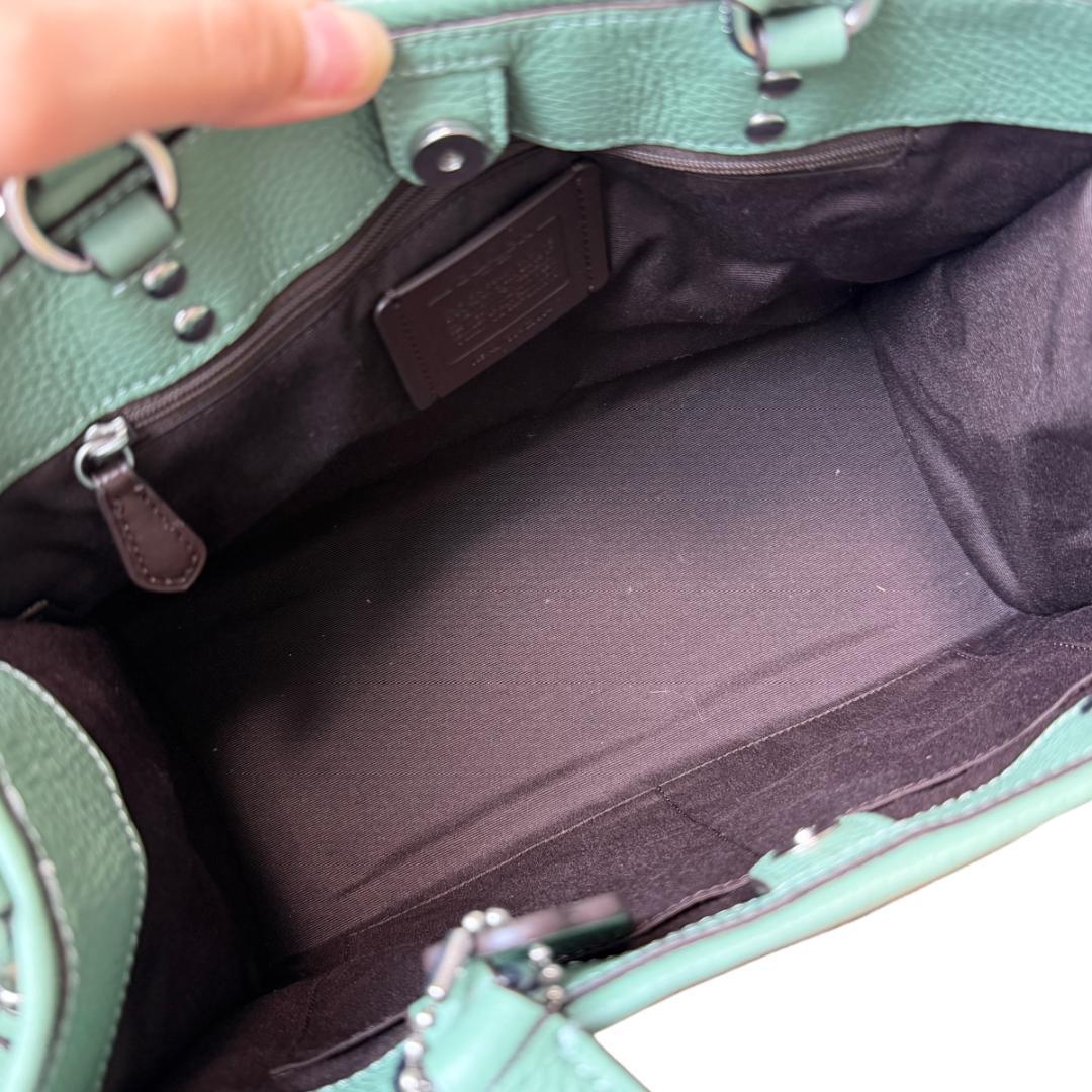 COACH コーチ トートバッグ デンプシー C2004 ウィズパッチ グリーン