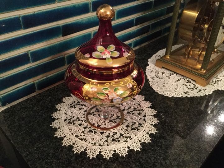 ヴェネチアングラス　キャンディボックス