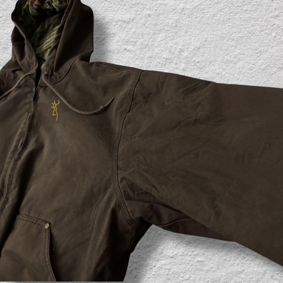 vintageダックパーカーアクティブジャケット90s古着vintageブラウン