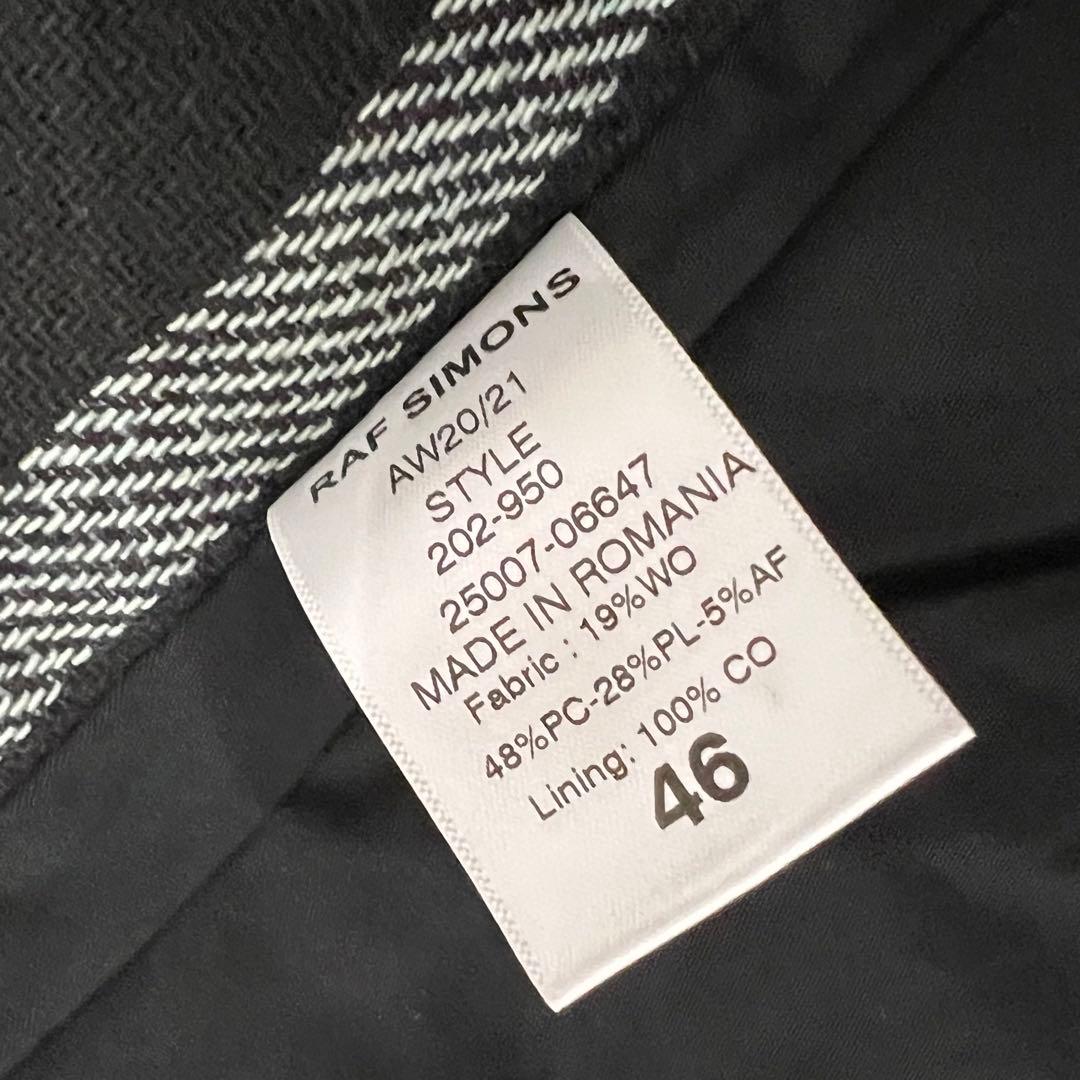 RAF SIMONS ラフシモンズ ショルダー スカーフ 黒