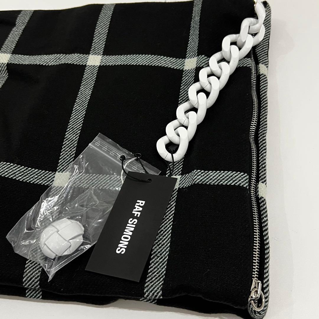 RAF SIMONS ラフシモンズ ショルダー スカーフ 黒