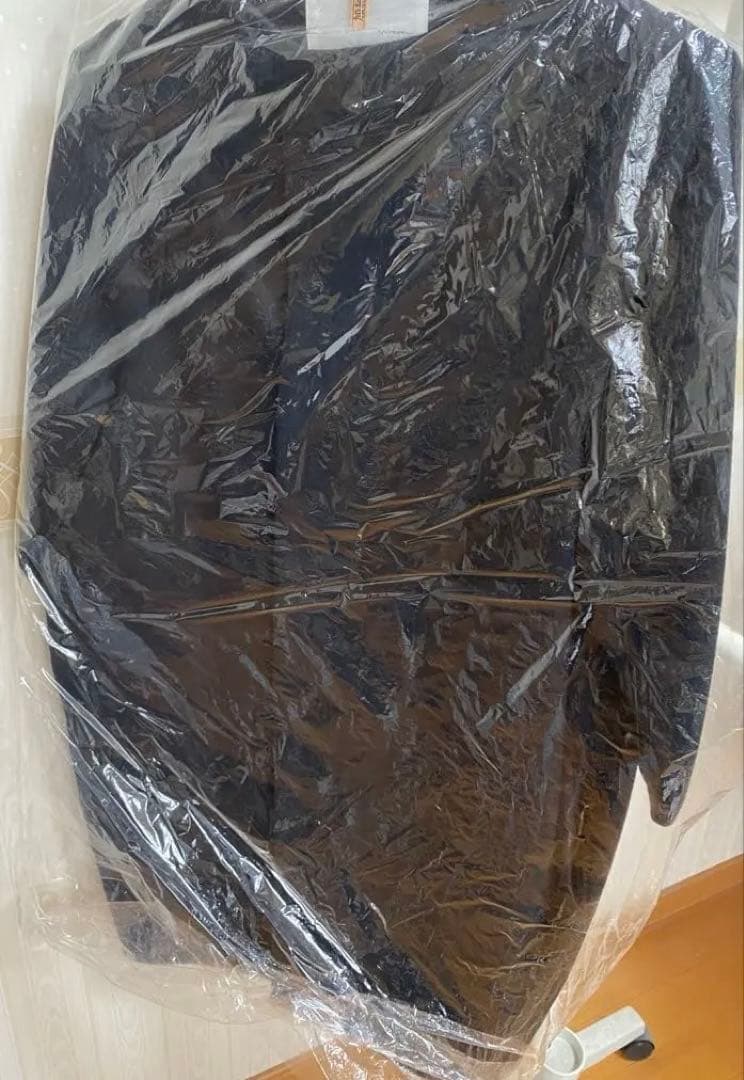 abc123　nitca ニトカ ノーカラーコクーンコート 黒