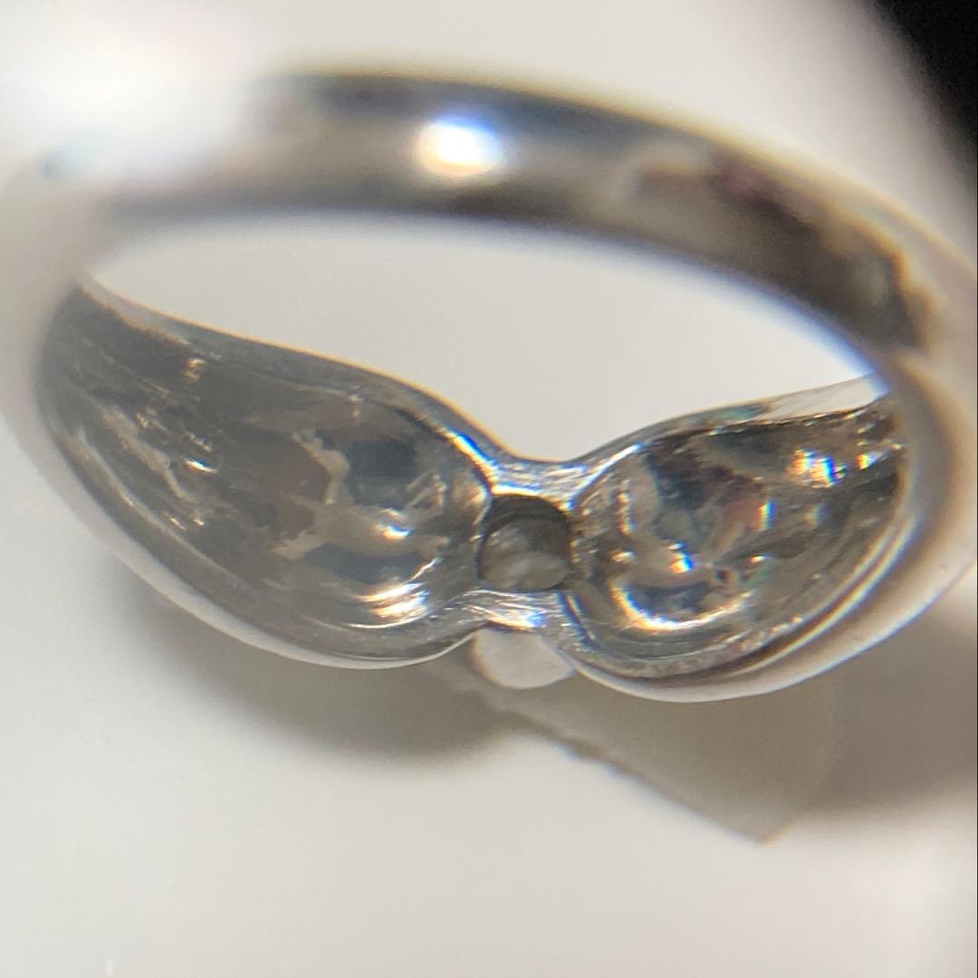Tiffany ティファニー Pt950 ダイヤモンド ティアドロップ リング