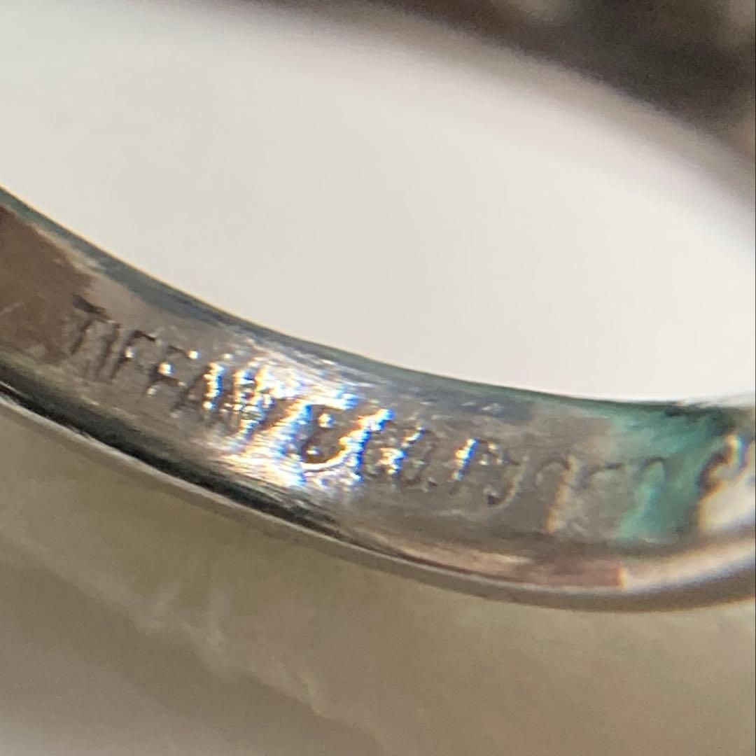 Tiffany ティファニー Pt950 ダイヤモンド ティアドロップ リング