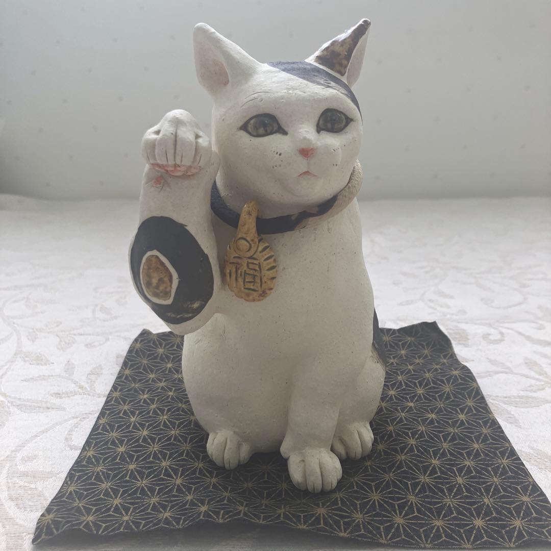 吉田一也　福猫　二匹