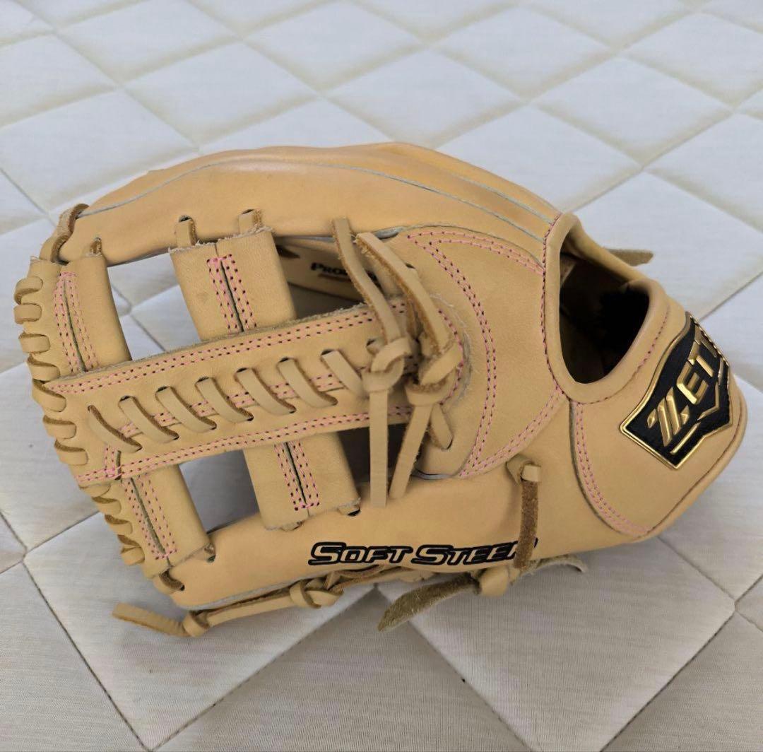 ZETT 軟式野球グローブ ベージュ 左投げ