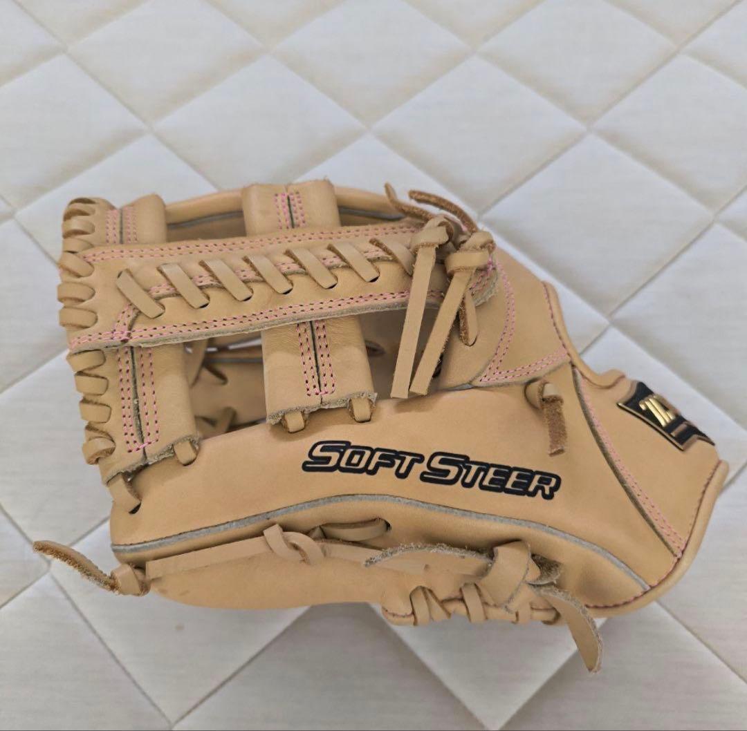 ZETT 軟式野球グローブ ベージュ 左投げ