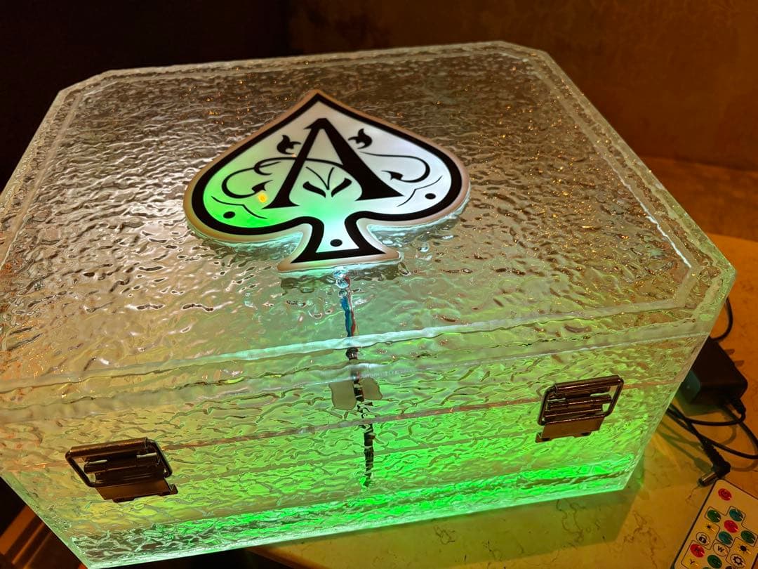 アルマンド ディスプレイ LED アタッシュ ケース ライト シャンパン