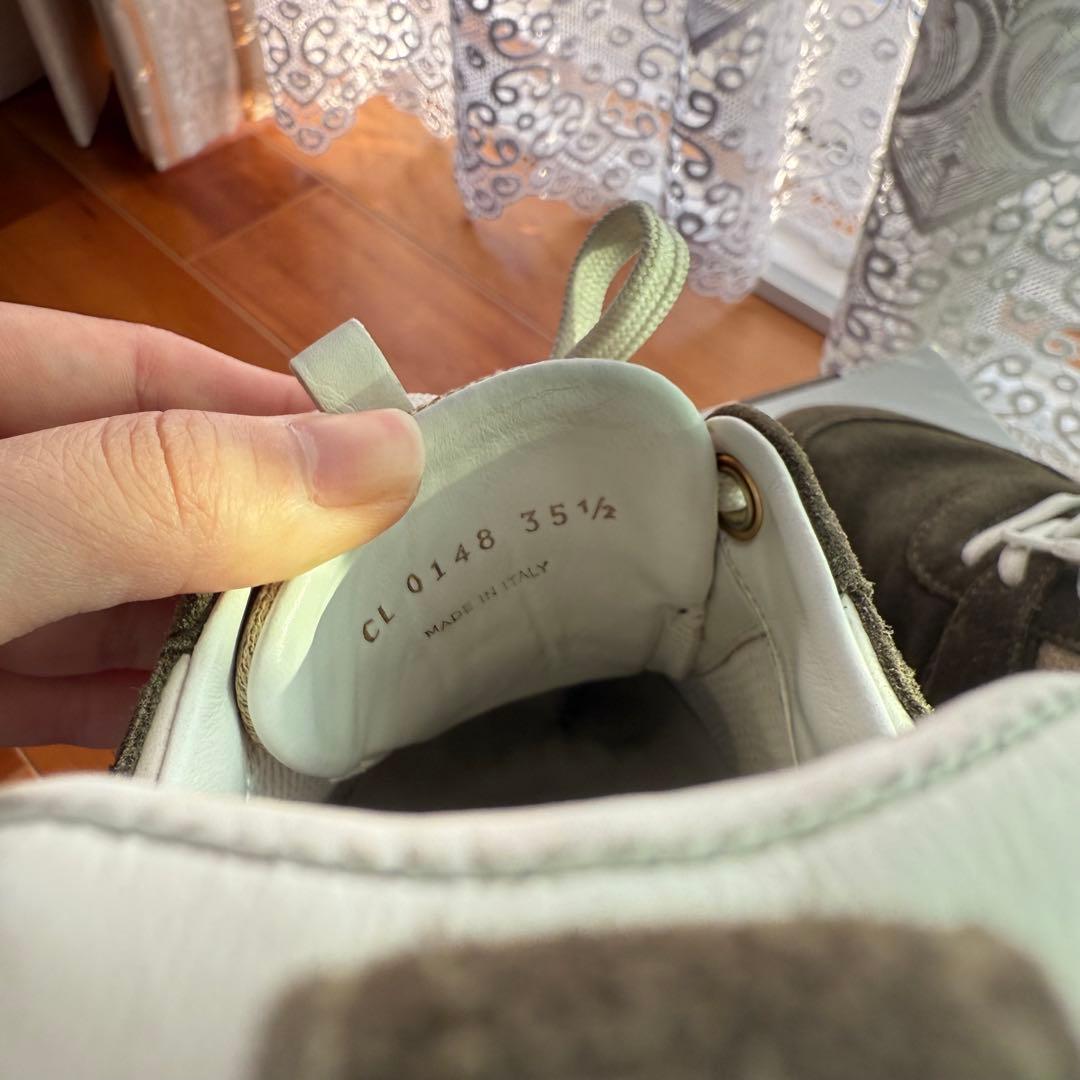 Louis Vuitton オリーブグリーン スニーカー