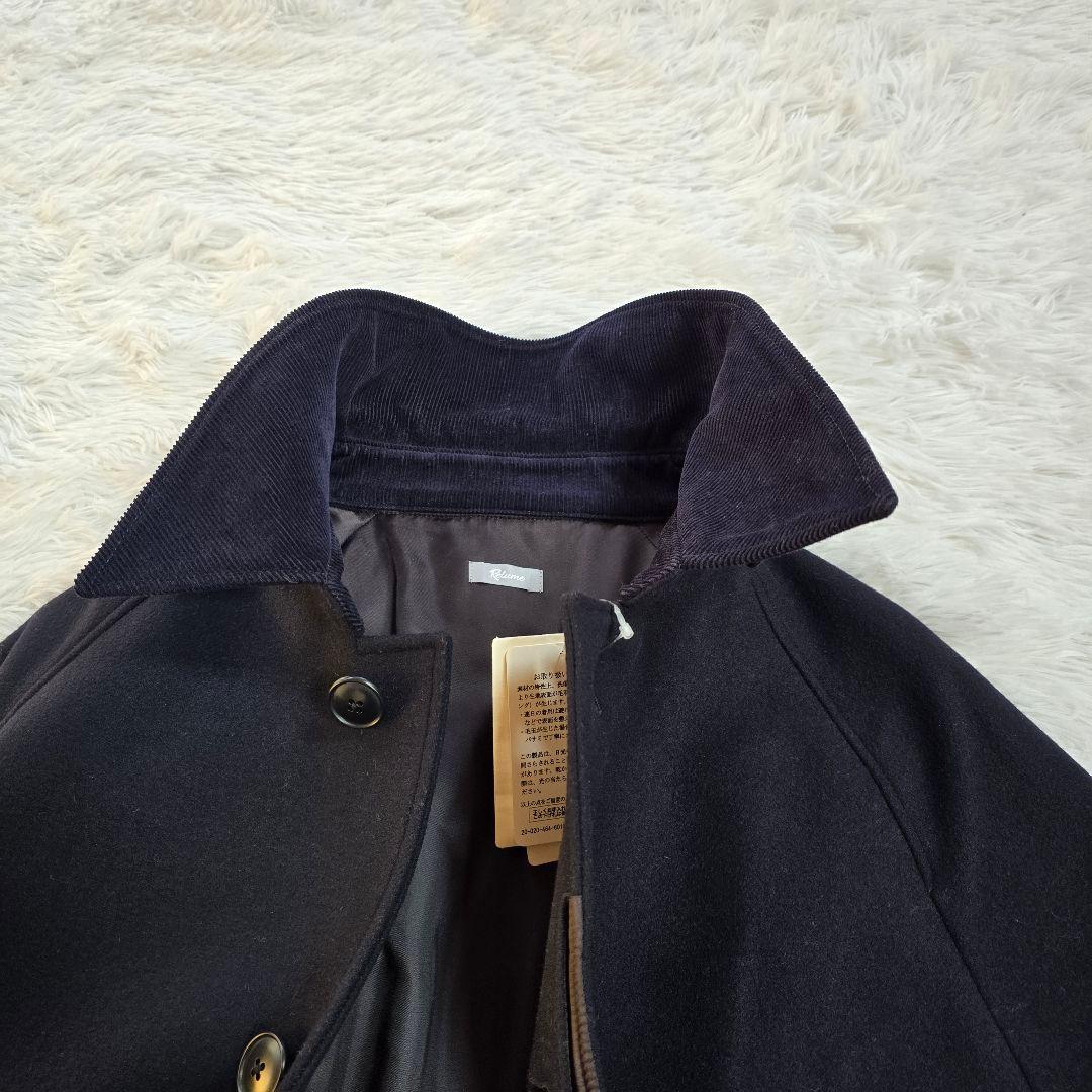 ✨新品✨ジャーナルスタンダードレリューム /バルマカーンコート L ネイビー