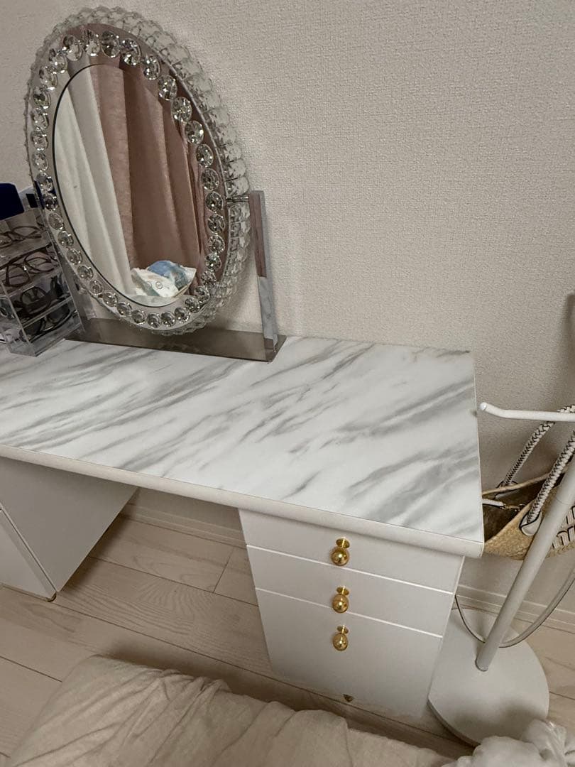 極美品　 フランフラン　エルドラド　コスメデスク 化粧代