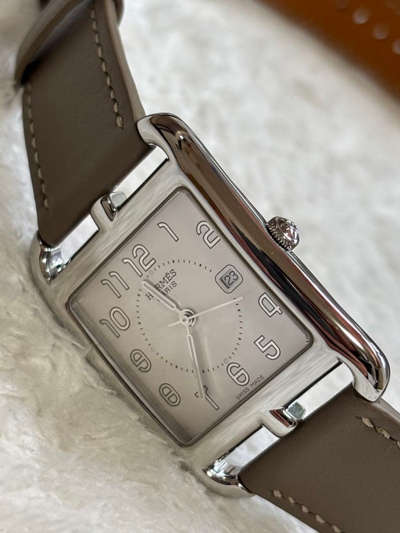 HERMESエルメス ケープコッドCC2.710クォーツ レディース新品仕上げ済