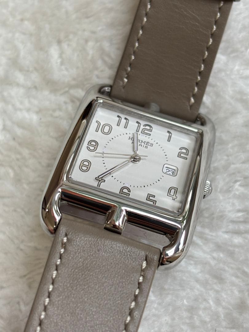 HERMESエルメス ケープコッドCC2.710クォーツ レディース新品仕上げ済