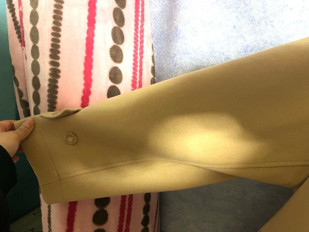 グラニフ イカク バックスタイル ダッフルコート ベージュ Lサイズ