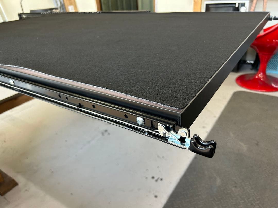 ジジ ハイエース スライドフロア ブラックタイプフルキット 引手ポール