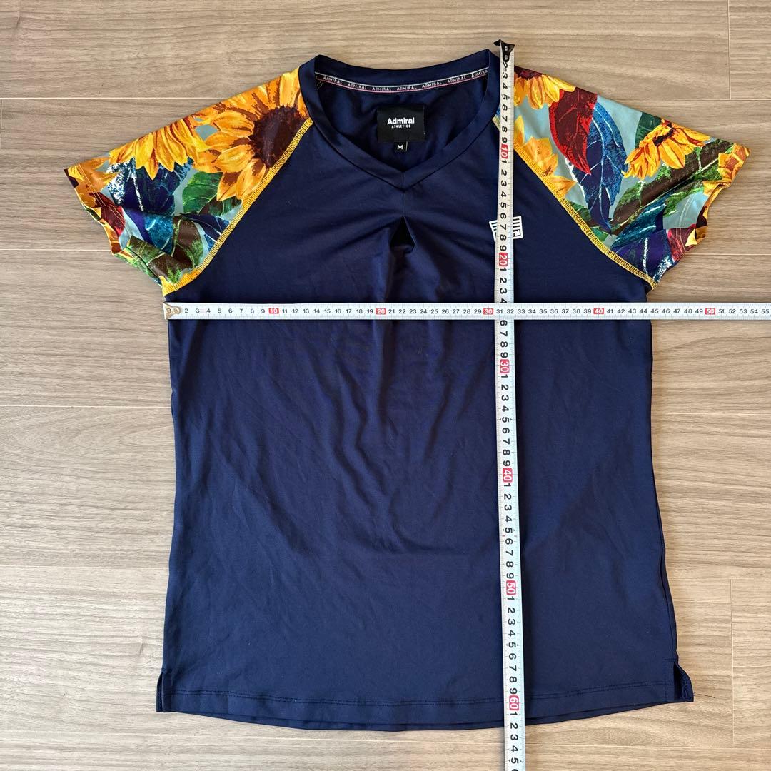 レア❣️アドミラル レディーステニスウェア ゲームシャツ＆ひまわり柄スカート