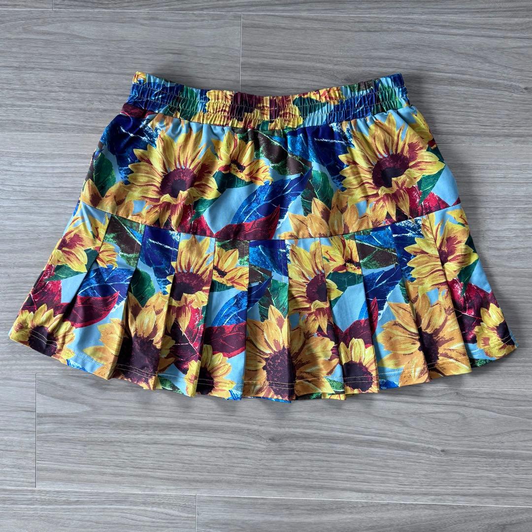 レア❣️アドミラル レディーステニスウェア ゲームシャツ＆ひまわり柄スカート