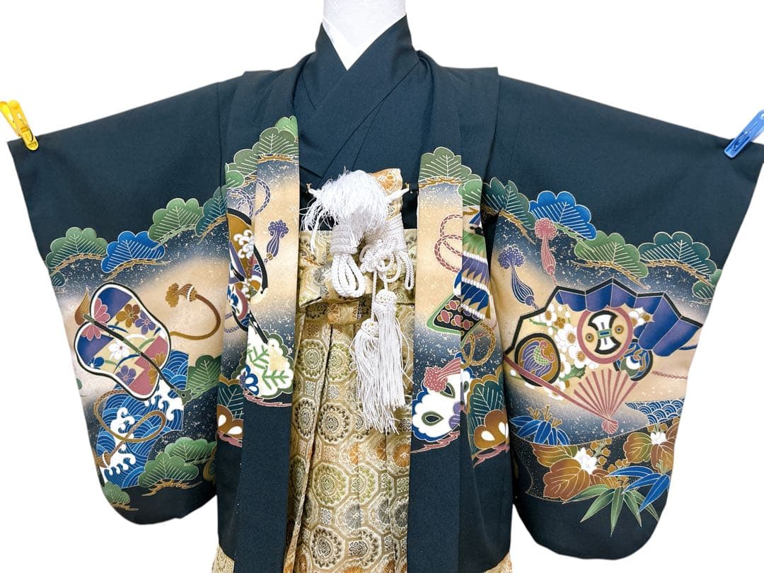 黒×ゴールド♡七五三　3歳　男の子　セット　一式　鷹